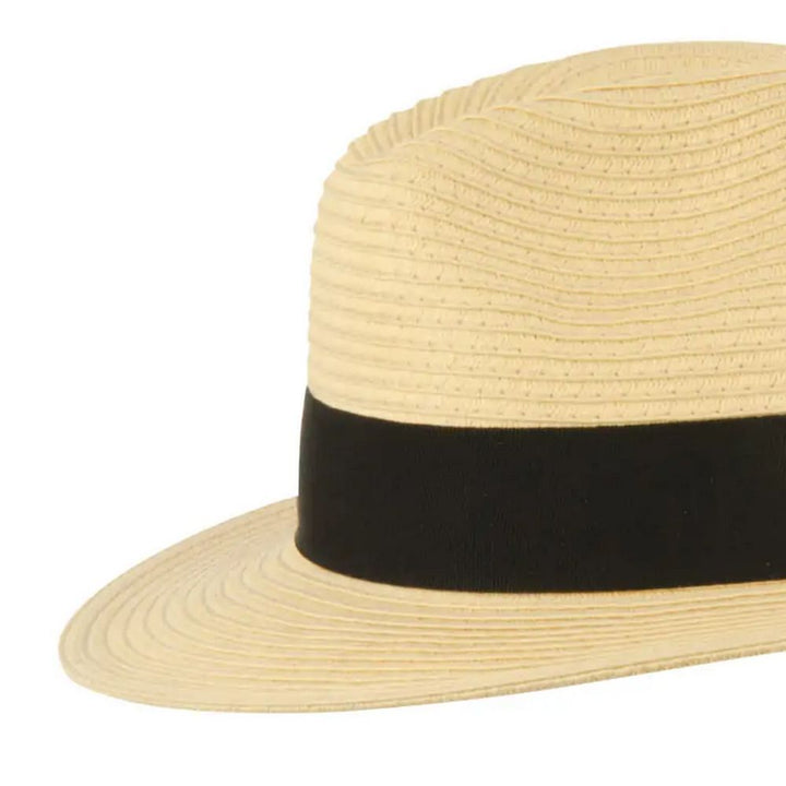 MJM Felix – Toyo Traveller Strå Hat - Natural - Hat fra MJM Hats hos The Prince Webshop