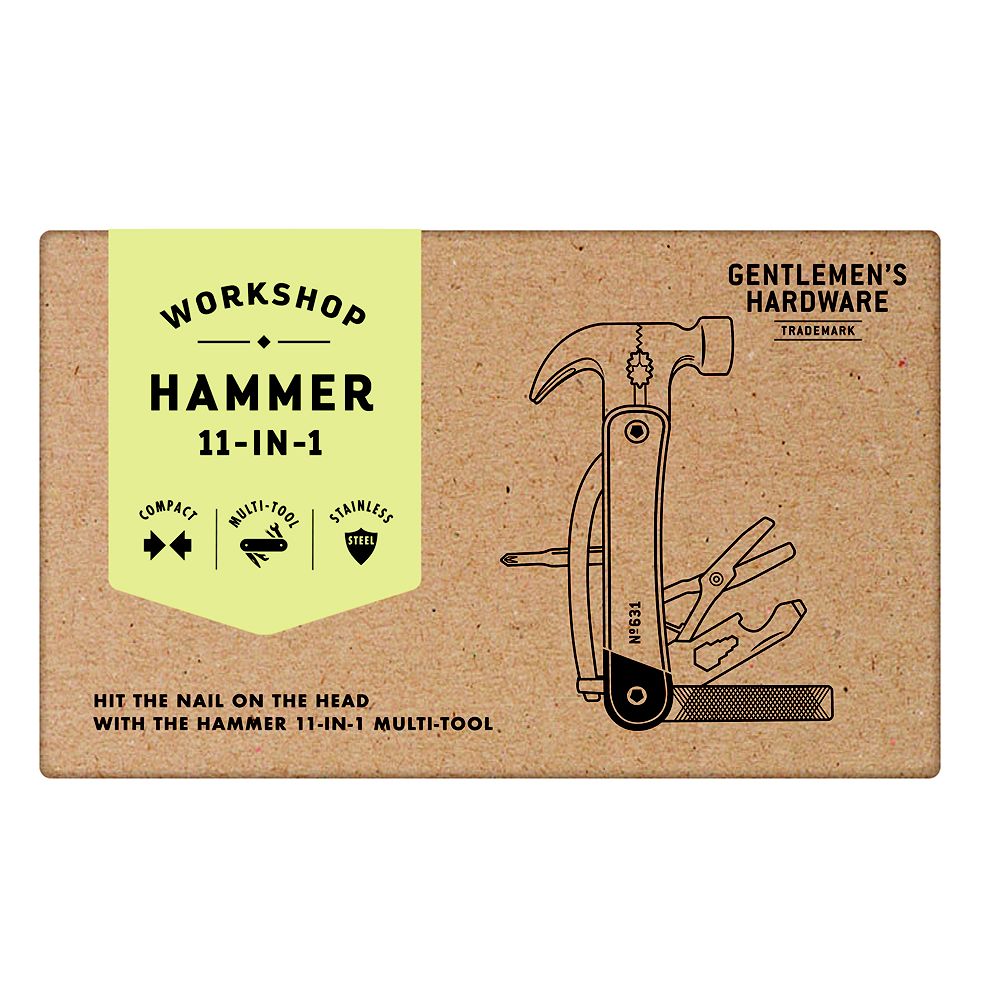 Smart Hammer Multi Tool - Lommeværktøj fra Gentlemen's Hardware hos The Prince Webshop