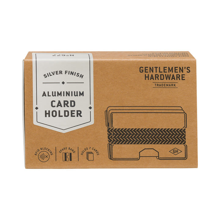 Kortholder i Alu med Strap til Kort & Kontanter - Kortholder fra Gentlemen's Hardware hos The Prince Webshop