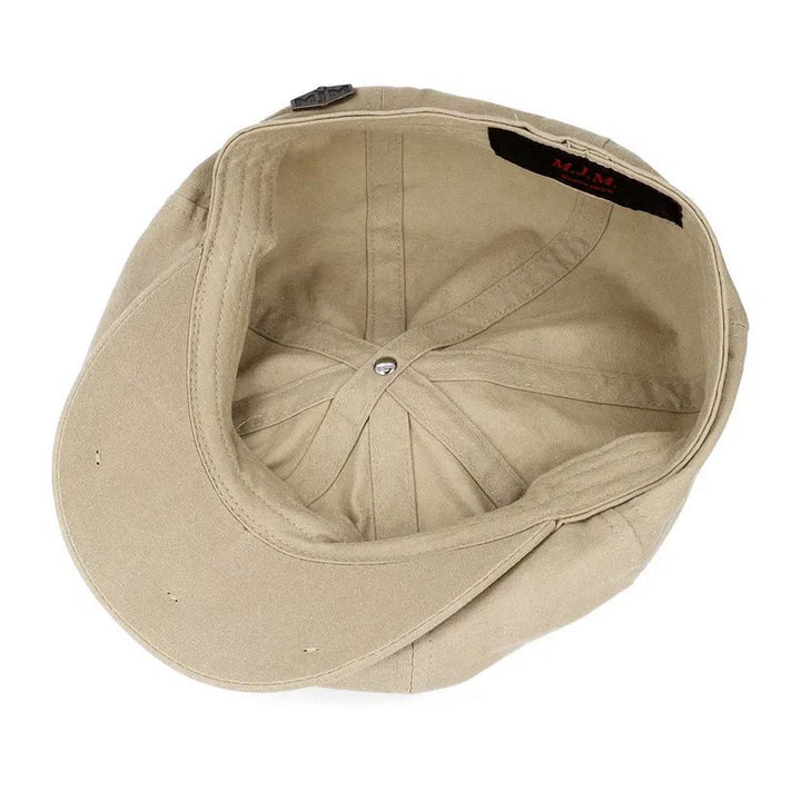 MJM Gouda 58027 - Beige Washed Cotton Sixpence