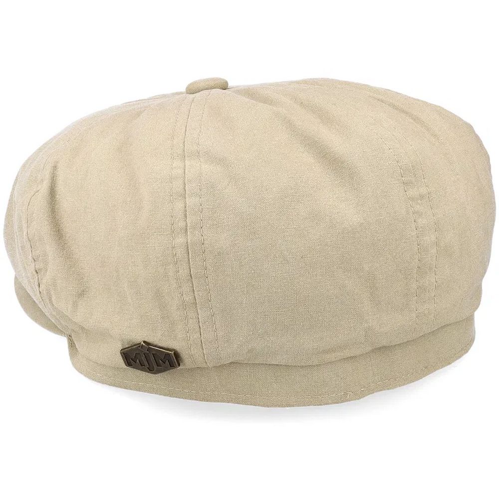 MJM Gouda 58027 - Beige Washed Cotton Sixpence