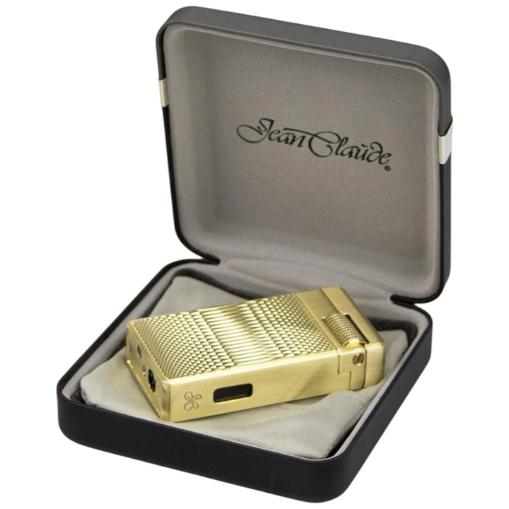 Jean Claude "Jerome" Dual Flame Flint Lighter Gold