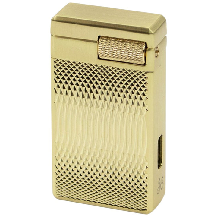 Jean Claude "Jerome" Dual Flame Flint Lighter Gold