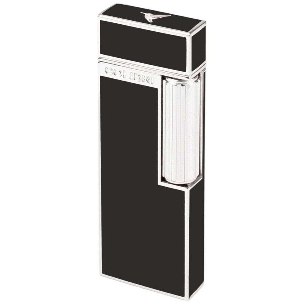 Colibri Flint Lighter Continental Black/Chrome