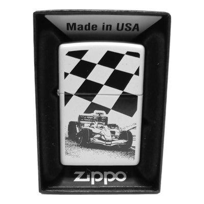 Original Zippo Race Car Lighter i Gaveæske - Zippo Lighter fra Zippo hos The Prince Webshop