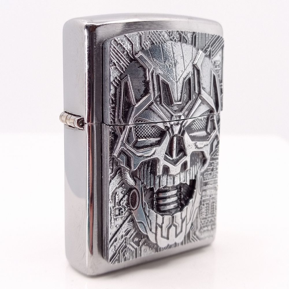 Original Zippo Lighter Technic Skull Trick