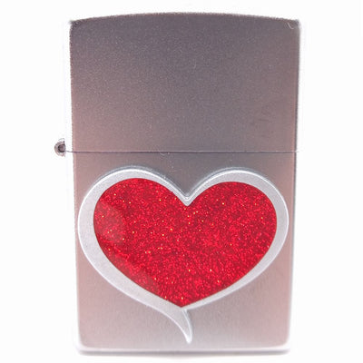 Alkuperäinen Zippo punainen sydämen kevyempi lahjapakkauksessa