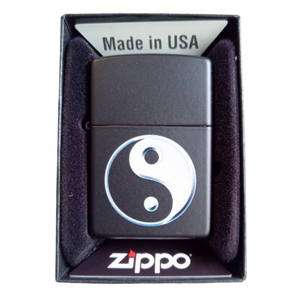 Zippo Lighter Mat Sort -  Yin Yang