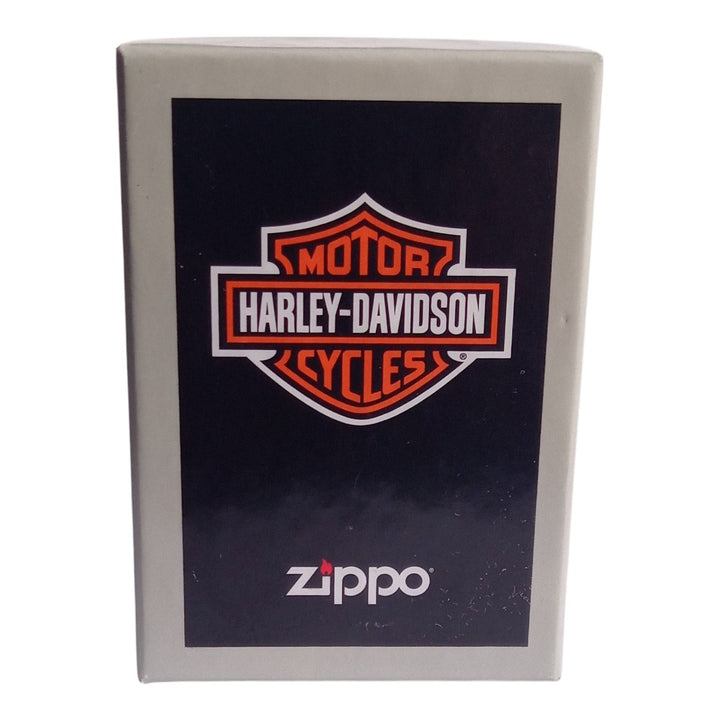 Harley Davidson Zippo Lighter Orange Logo