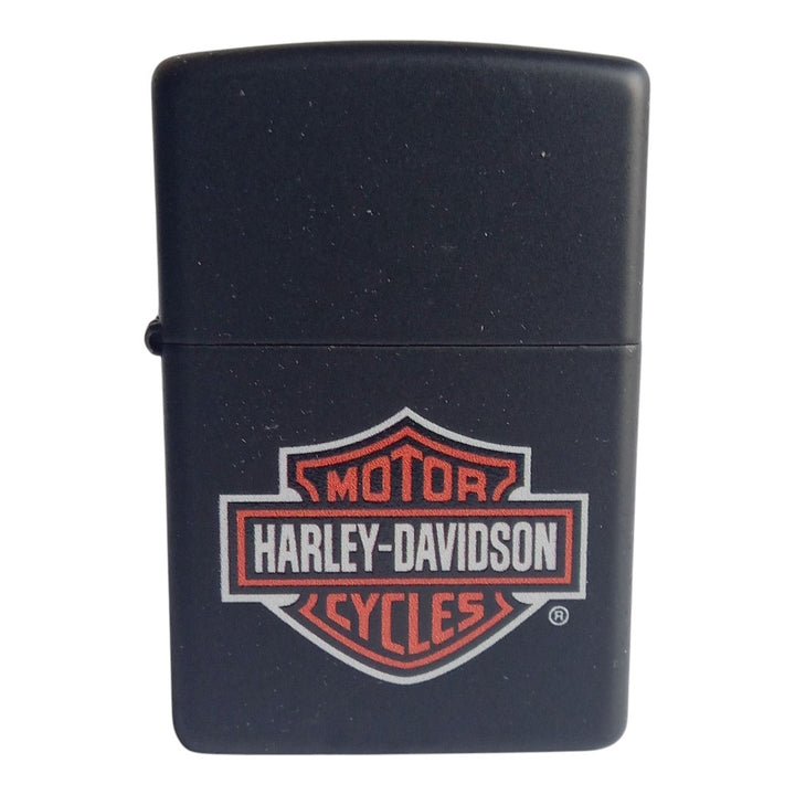 Harley Davidson Zippo Lighter Orange Logo