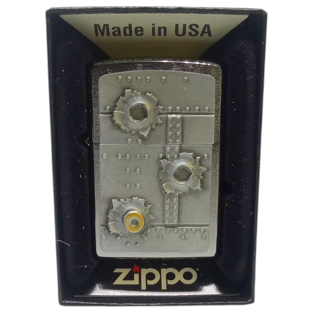 Zippo Lighter 2004519 Bullet Holes - Zippo Lighter fra Zippo hos The Prince Webshop