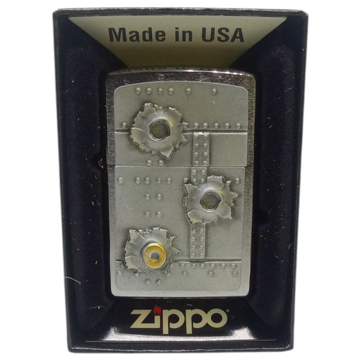 Zippo Lighter 2004519 Bullet Holes - Zippo Lighter fra Zippo hos The Prince Webshop