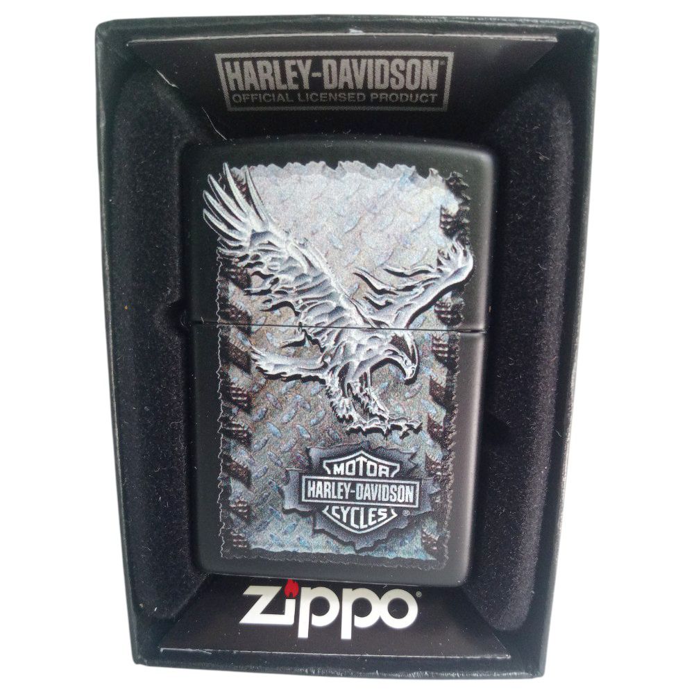 Zippo Lighter 60002353 218 Harley Davidson Iron Eagle - Zippo Lighter fra Zippo hos The Prince Webshop