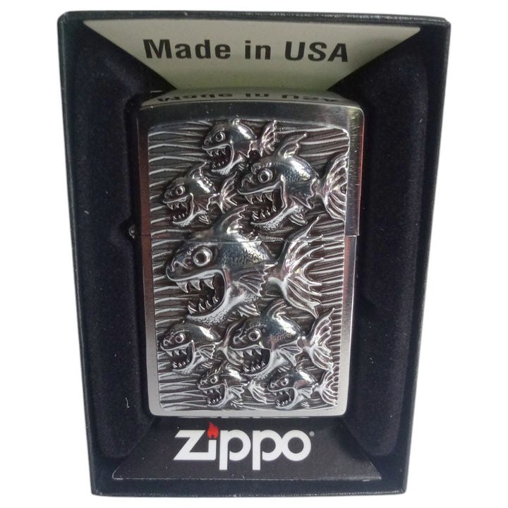 Zippo Lighter 2006881 Piranhas Comic - Zippo Lighter fra Zippo hos The Prince Webshop