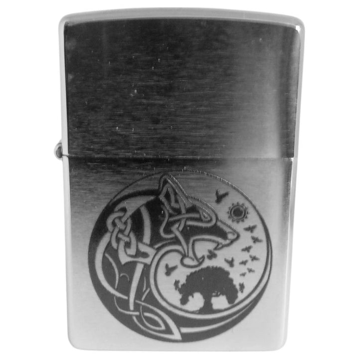 Zippo 60005720 Viking Design - Fenrir Wolf - Zippo Lighter fra Zippo hos The Prince Webshop