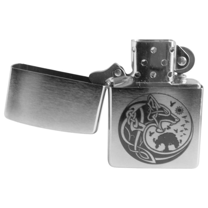 Zippo 60005720 Viking Design - Fenrir Wolf - Zippo Lighter fra Zippo hos The Prince Webshop