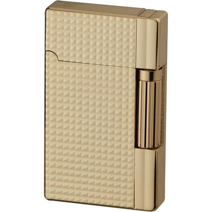 Jean Claude Flint Lighter Dustin - Gold Waffle