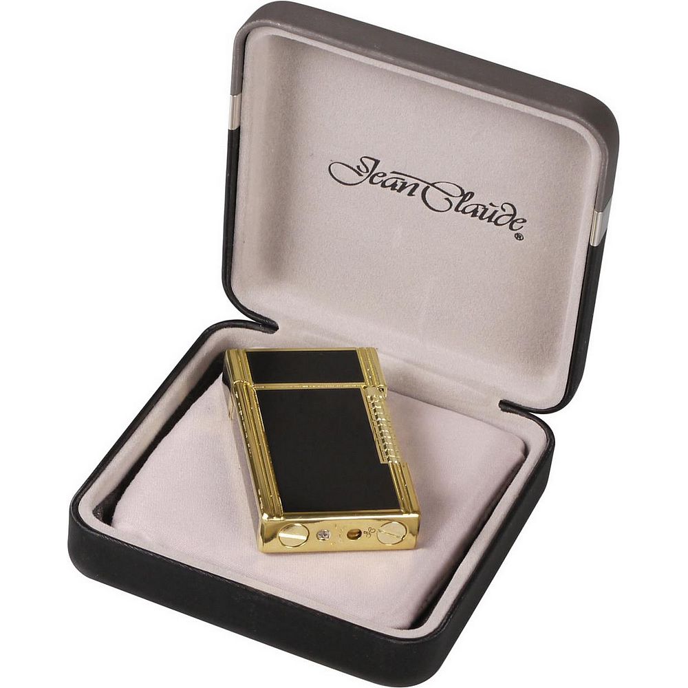 JEAN CLAUDE Flint Lighter DUSTIN - Gold/Black - Lighter fra Jean Claude hos The Prince Webshop