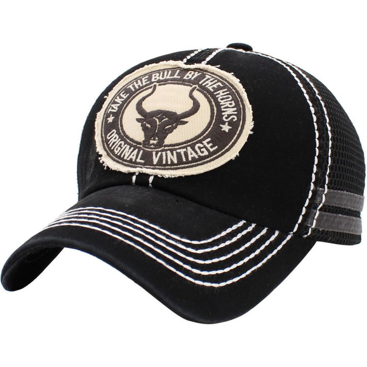 LONGHORN BULL VINTAGE BALLCAP - Sort