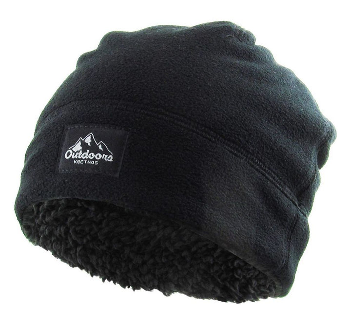 OUTDOOR BEANIE SHERPA FLEECE LINED - Sort Hue