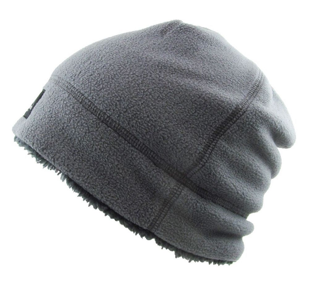 OUTDOOR BEANIE SHERPA FLEECE LINED - Gray Beanie