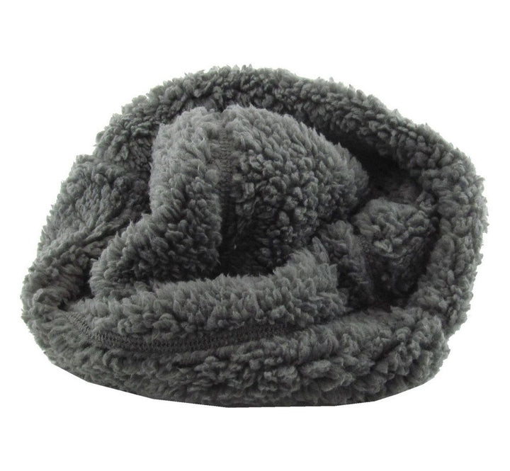 OUTDOOR BEANIE SHERPA FLEECE LINED - Gray Beanie