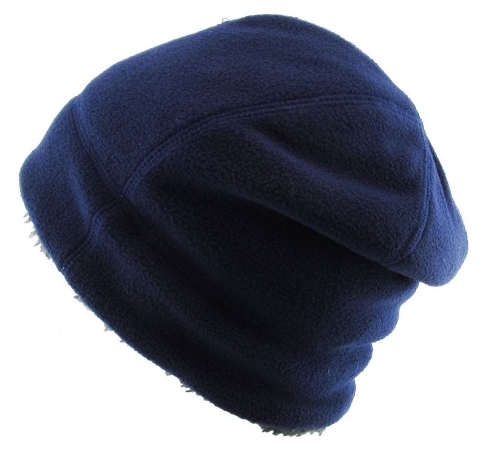 OUTDOOR BEANIE SHERPA FLEECE LINED - Blue Beanie