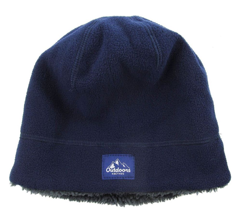 OUTDOOR BEANIE SHERPA FLEECE LINED - Blå Hue