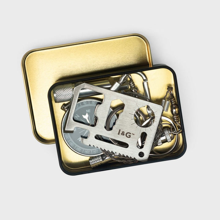 Apocalypse Overlevelses Sæt i Metal Gaveæske