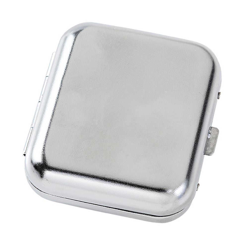 Square Silver Pocket Ashtray