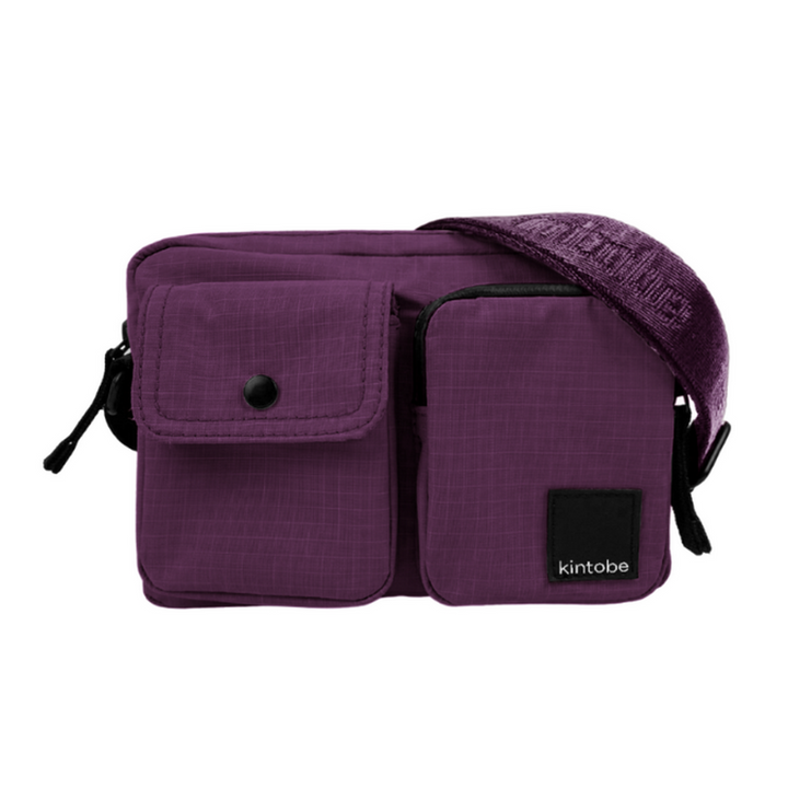 KINTOBE MINI MILES Cross Body - Deep Aubergine - Taske fra kintobe hos The Prince Webshop