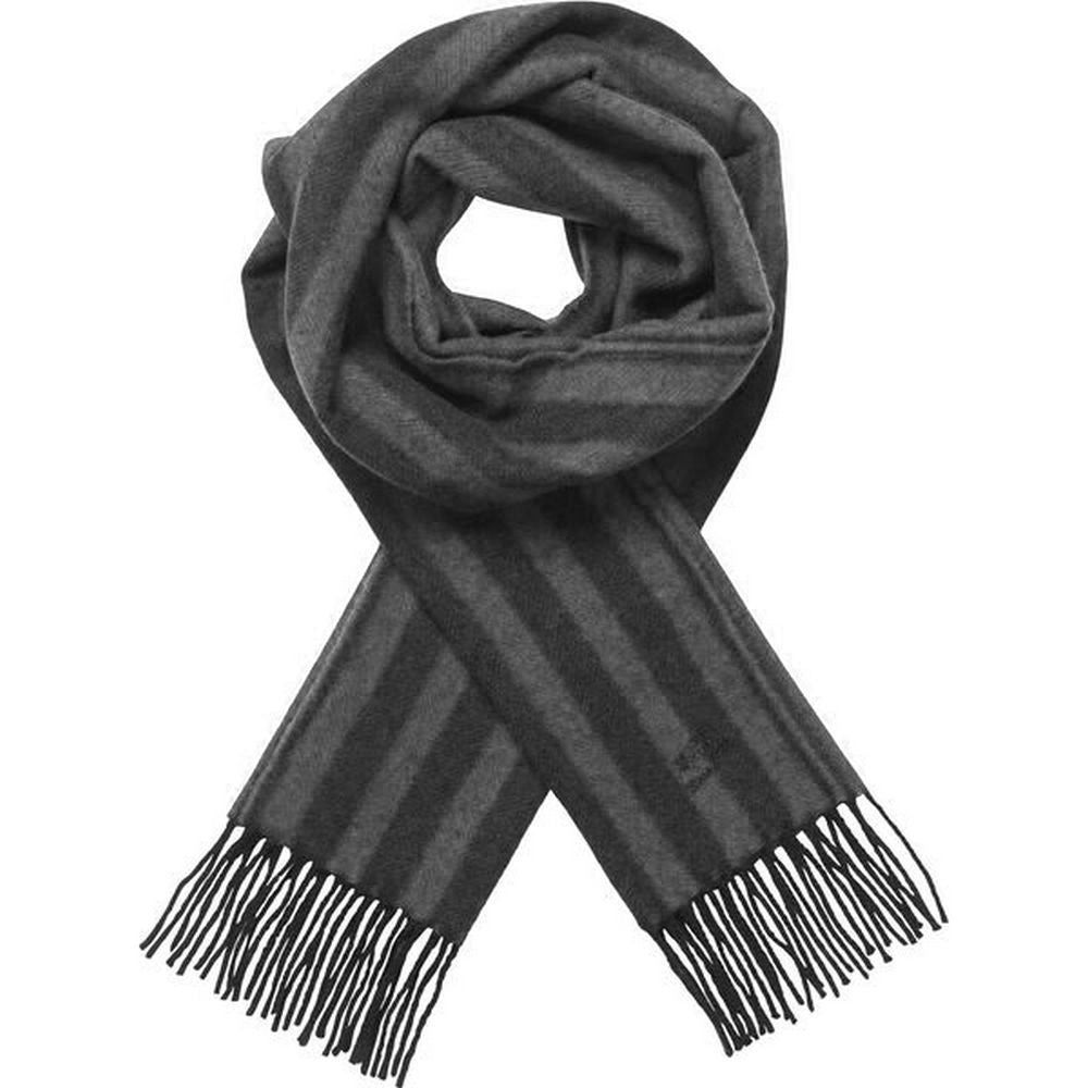 MJM Scarf Bryan Wool Grey/Navy - 100% Wool