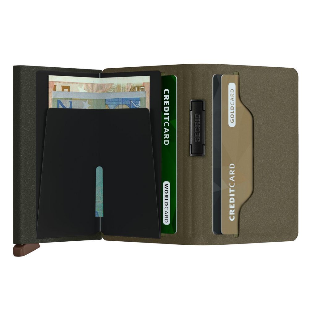 SECRID LIBA BANDWALLET - Green Orange - Kortholder fra SECRID hos The Prince Webshop