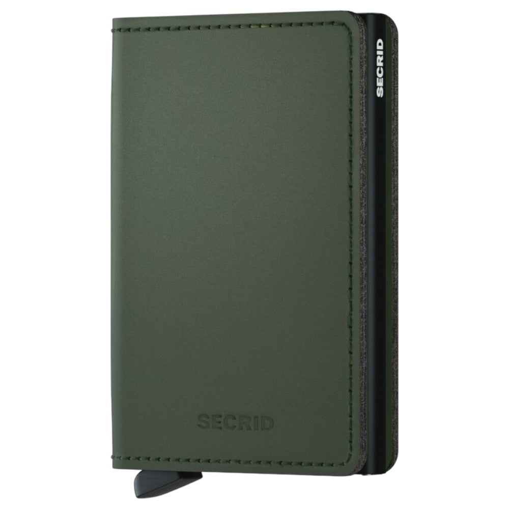 SECRID Slimwallet Matte Green & Black - Kortholder fra SECRID hos The Prince Webshop