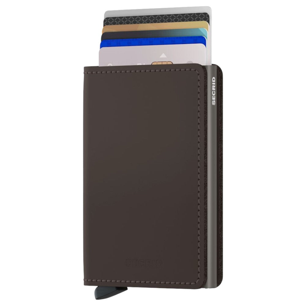 SECRID Slimwallet Matte Truffle - Kortholder fra SECRID hos The Prince Webshop