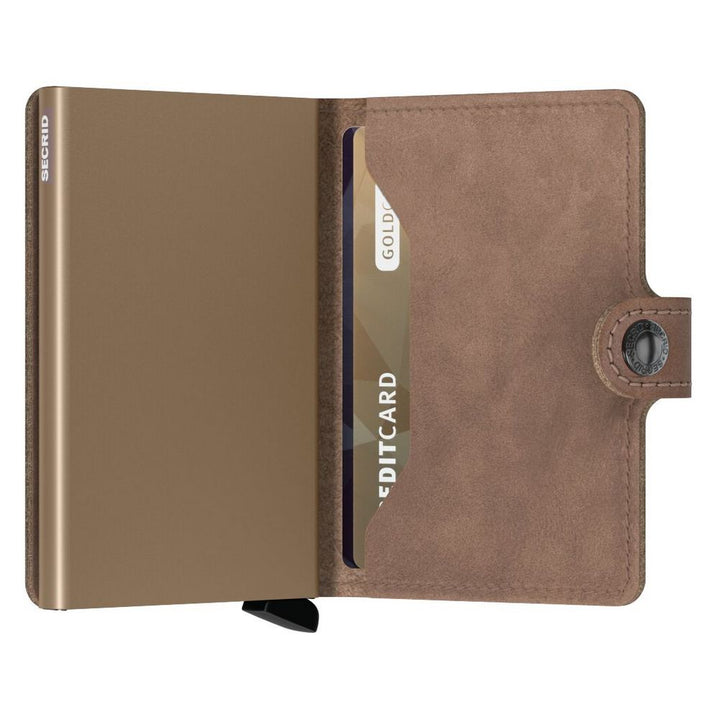 SECRID MINIWALLET Vintage Taupe - Kortholder fra SECRID hos The Prince Webshop