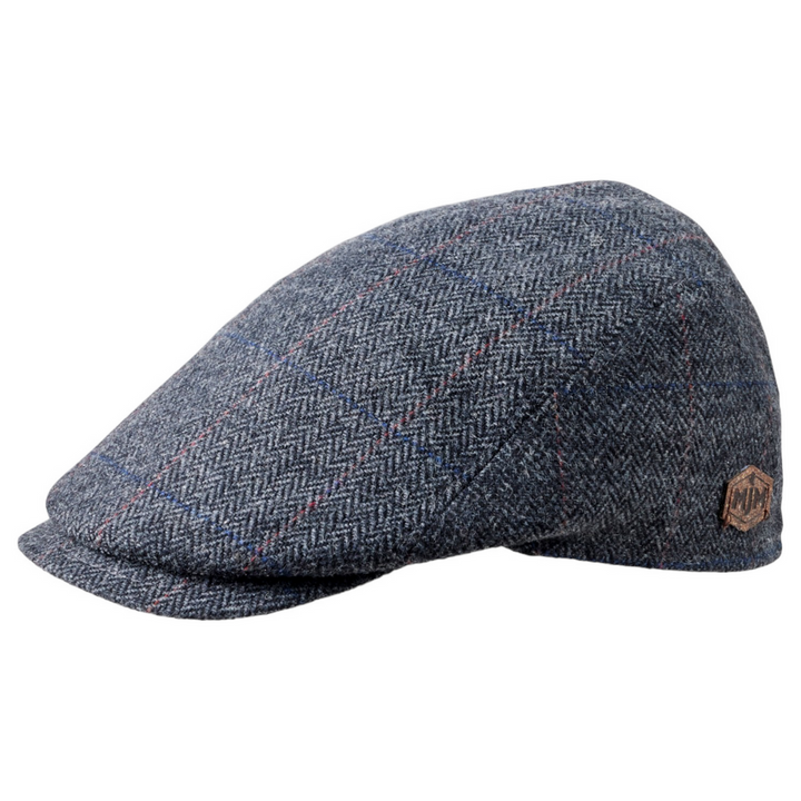 MJM Bang 32 Wool Mix Gray Herringbone Sixpence