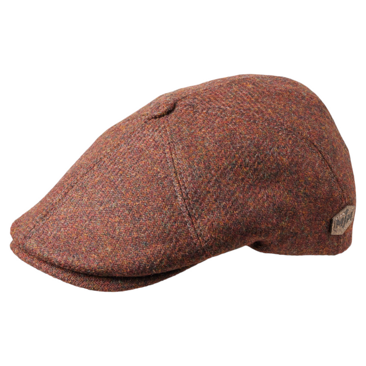 MJM Rebel Virgin Wool 13 Rust Sixpence - Flat Cap fra MJM Hats hos The Prince Webshop