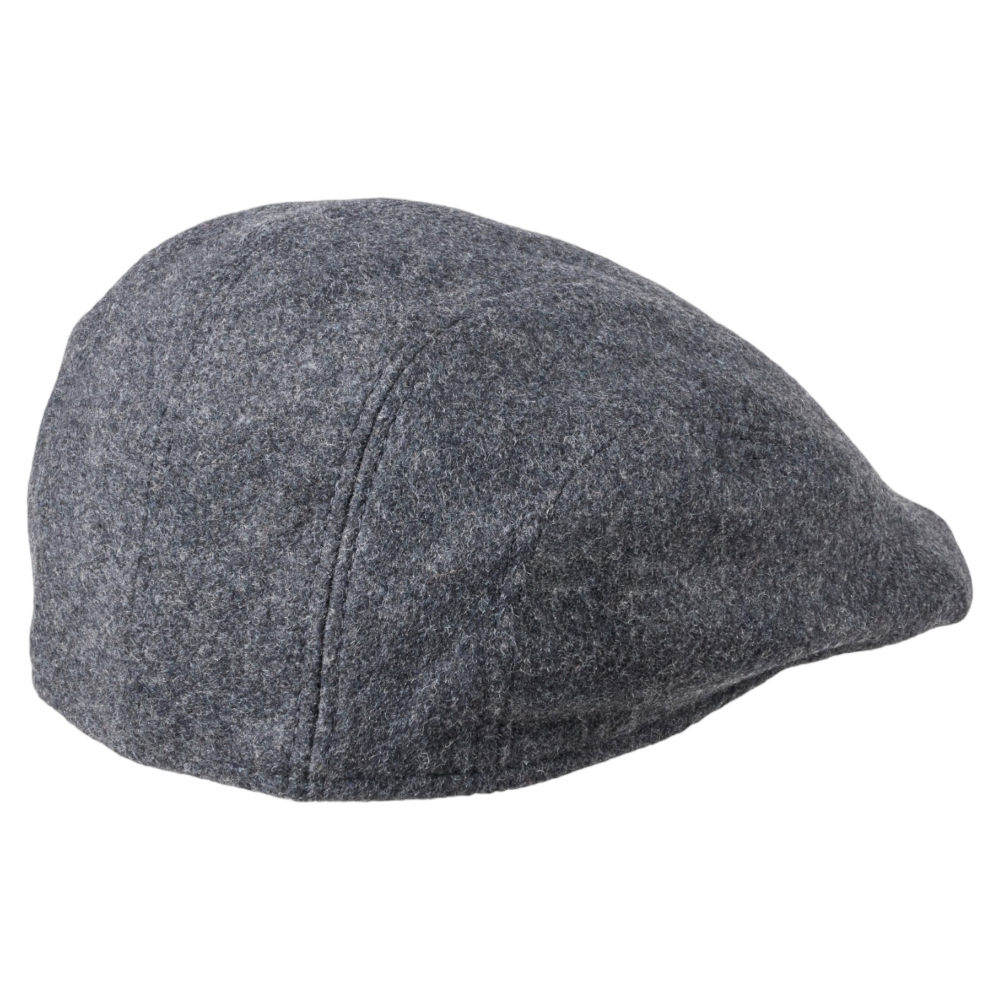 MJM Maddy EL Wool Mix Anthracite Sixpence med Øreklapper - Flat Cap fra MJM Hats hos The Prince Webshop