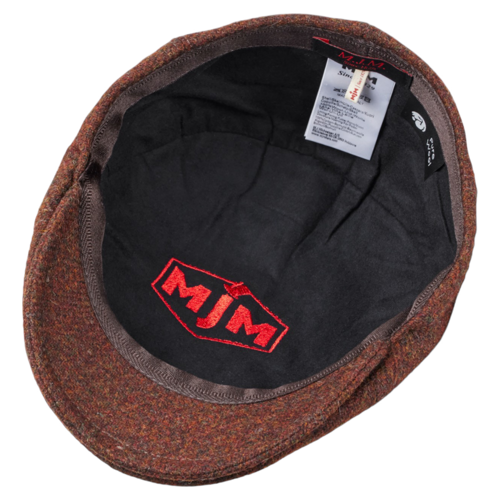 MJM Rebel Virgin Wool 13 Rust Sixpence - Flat Cap fra MJM Hats hos The Prince Webshop