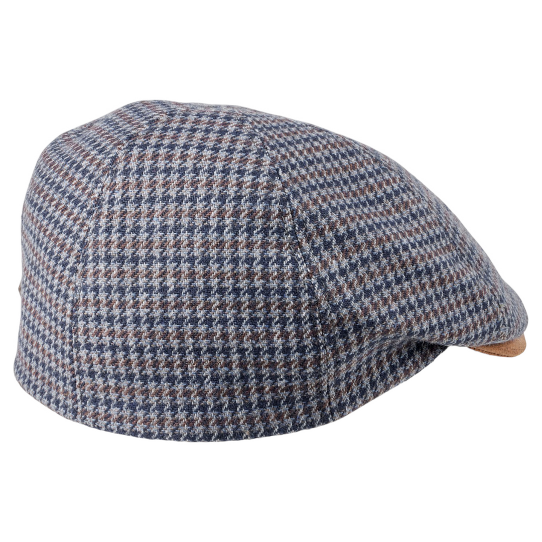 MJM Broker 32 Wool Mix Blue Check Sixpence