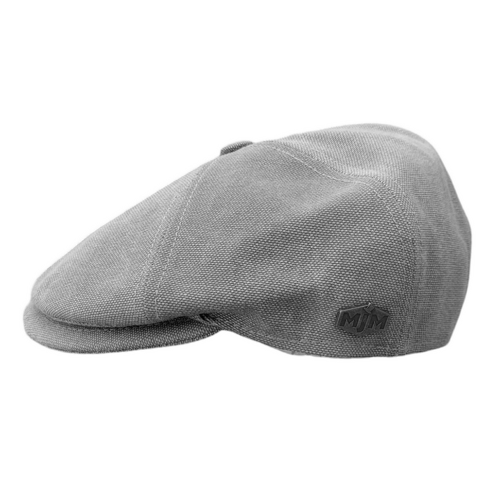 MJM Rebel Canvas Sixpence - Grå Sixpence - Flat Cap fra MJM Hats hos The Prince Webshop