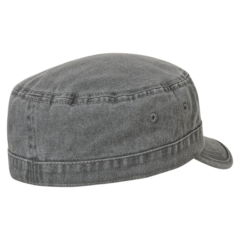 MJM CUBA Army Cap Dyed Cotton Twill - Sort - Army Cap fra MJM Hats hos The Prince Webshop