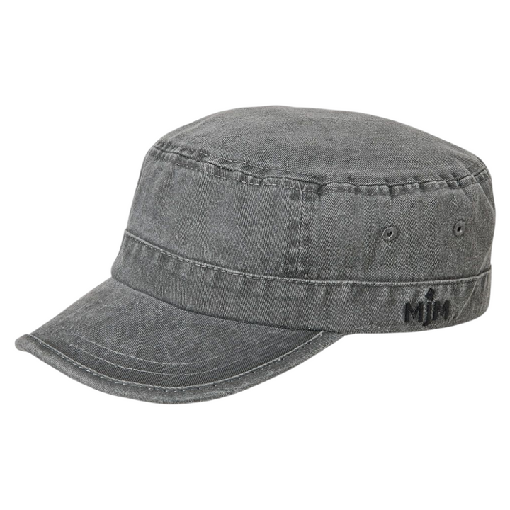 MJM CUBA Army Cap Dyed Cotton Twill - Sort - Army Cap fra MJM Hats hos The Prince Webshop