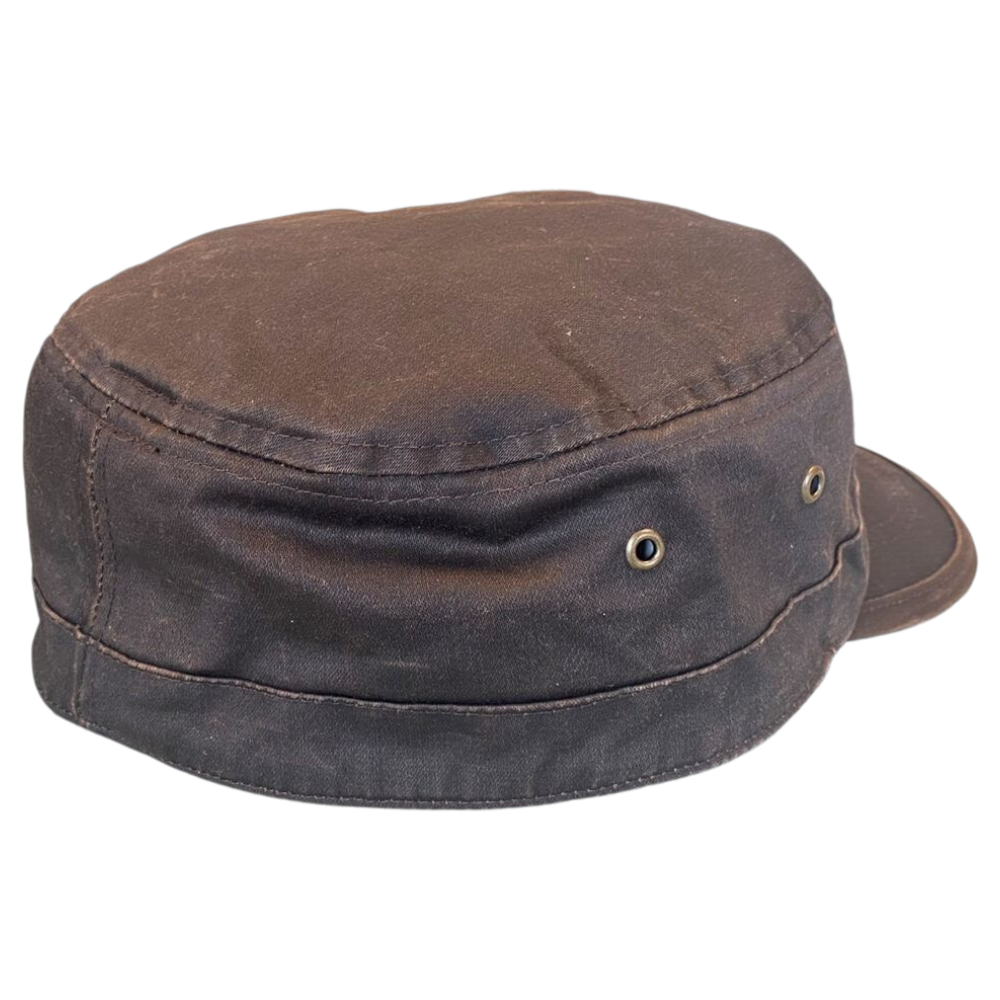 MJM Casual Army Cap - Brun Bomuld - Army Cap fra MJM Hats hos The Prince Webshop