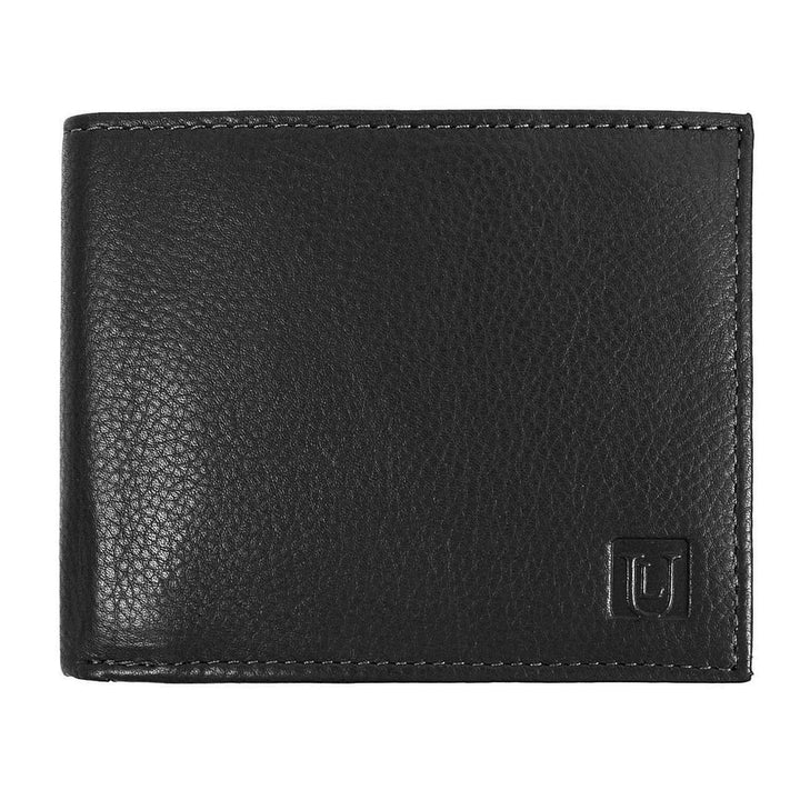 Two-leaf RFID Wallet - Black