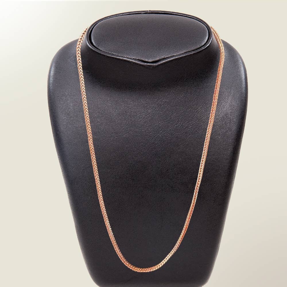Necklace with copper links -e
