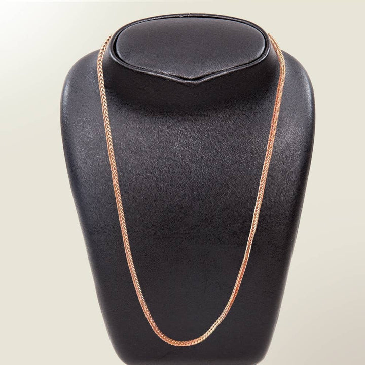 Necklace with copper links -e