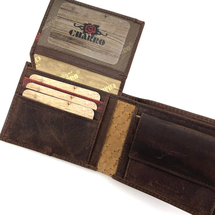 CHARRO ægte læder tegnebog med vintage effekt - Tegnebog fra Charro hos The Prince Webshop