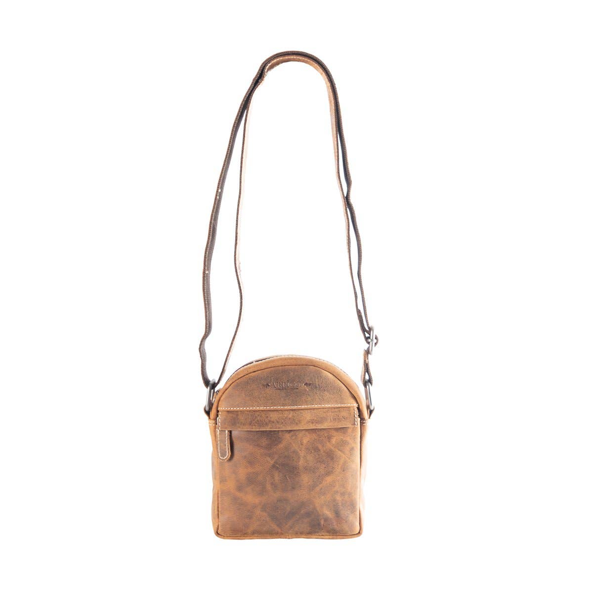 Arrigo Shoulder & Crossbody Bag - Buffalo Leather - Cognac